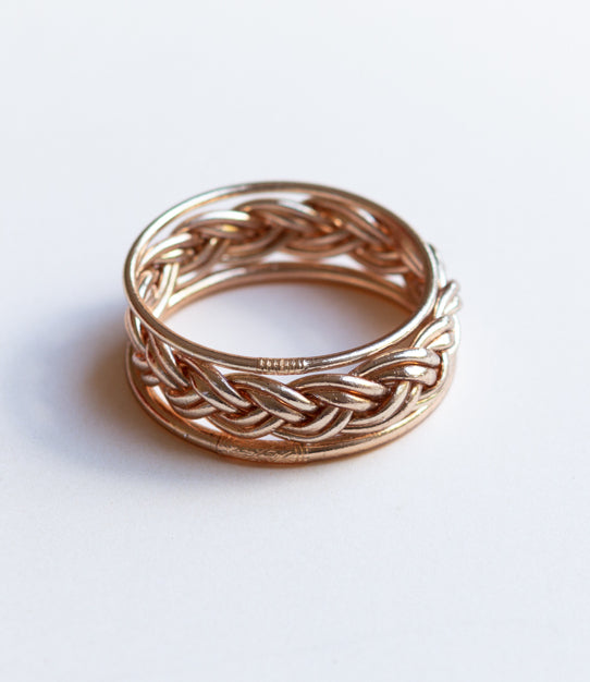 Thin, Thick and Double Braided (Rose Gold)