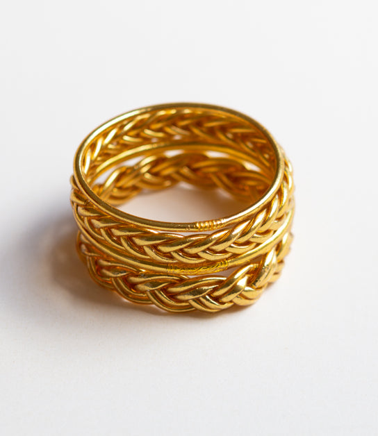 Thin, Thick, Single Braided and Double Braided (Gold)