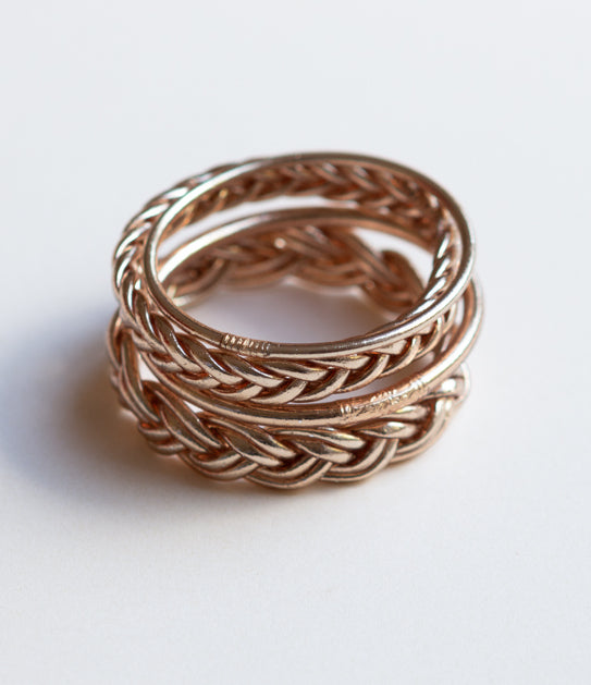 Thin, Thick, Single Braided and Double Braided (Rose Gold)