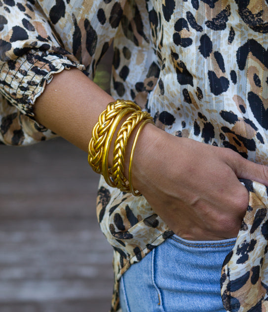 Thin, Thick and Double Braided (Gold)