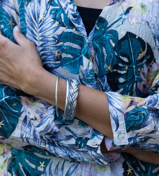 Thin, Thick and Double Braided (Silver)