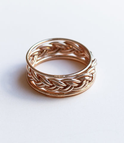 Thin, Thick and Double Braided (Rose Gold)