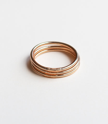 Thick Bangle (Rose Gold)