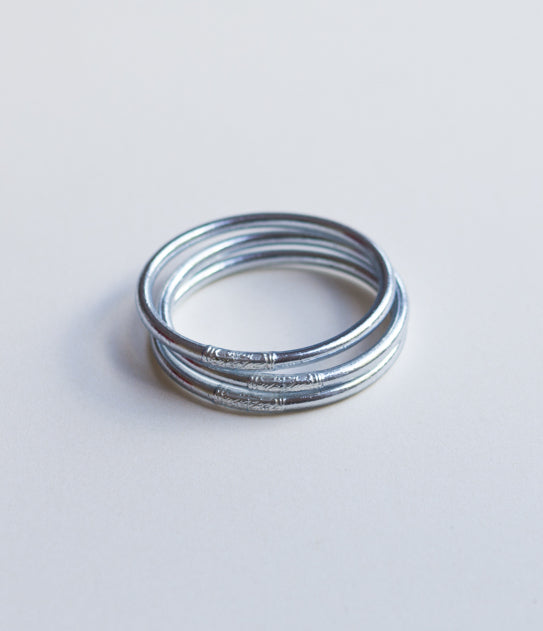 Thick Bangle (Silver)