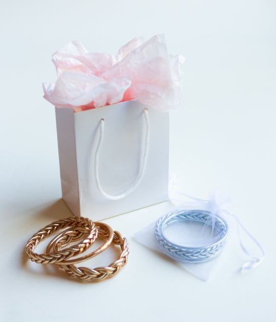 Thin, Thick and Double Braided (Rose Gold)